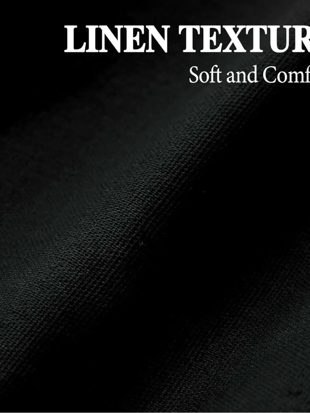 Black and Cream Two-Tone Shower Curtain with Decorative Buttons